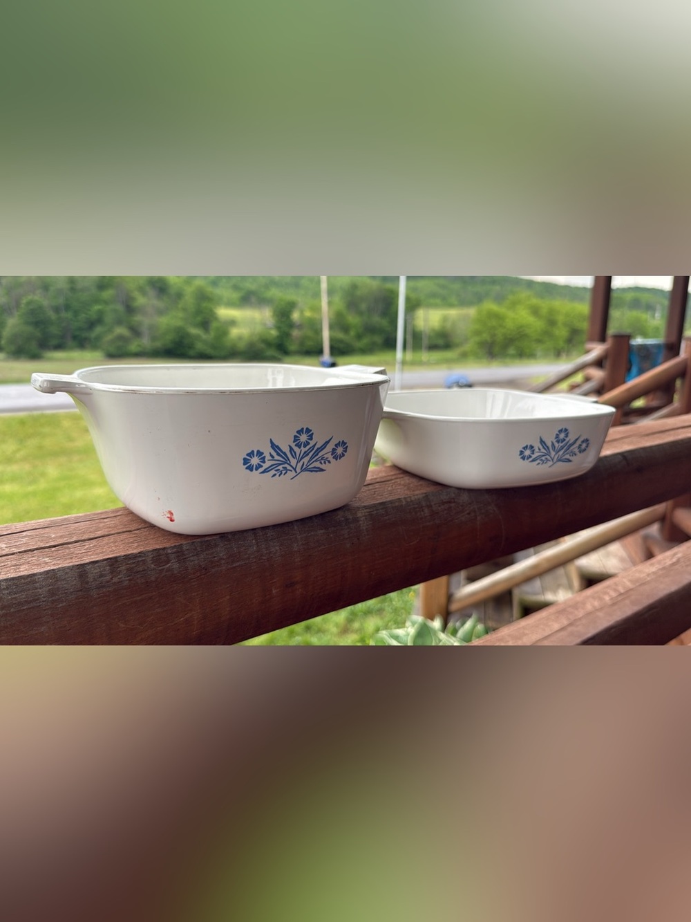 Corelle Cornflower Blue dishes